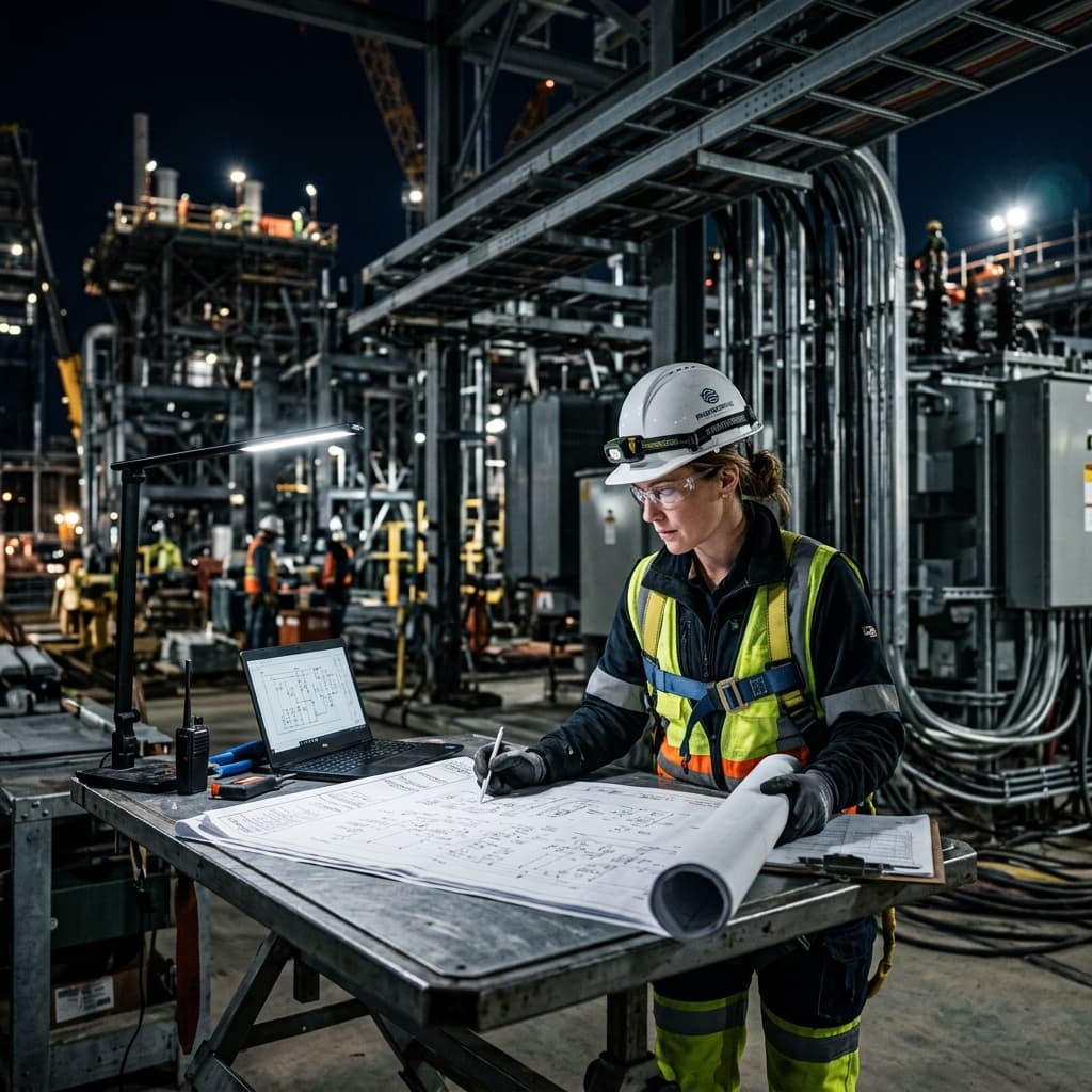 Engineering consultation on site
